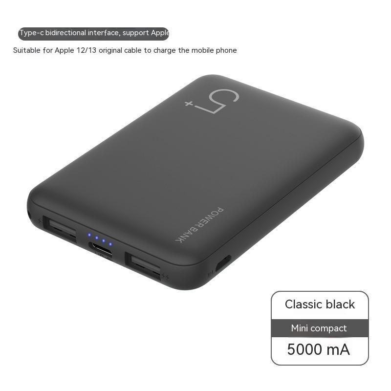 Stay Charged Anywhere with the 5000mAh Compact Mini Portable Power Bank